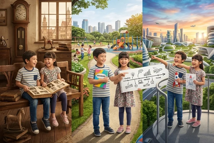 Past, Present, and Future Explained for Kids: A Time Travel Guide